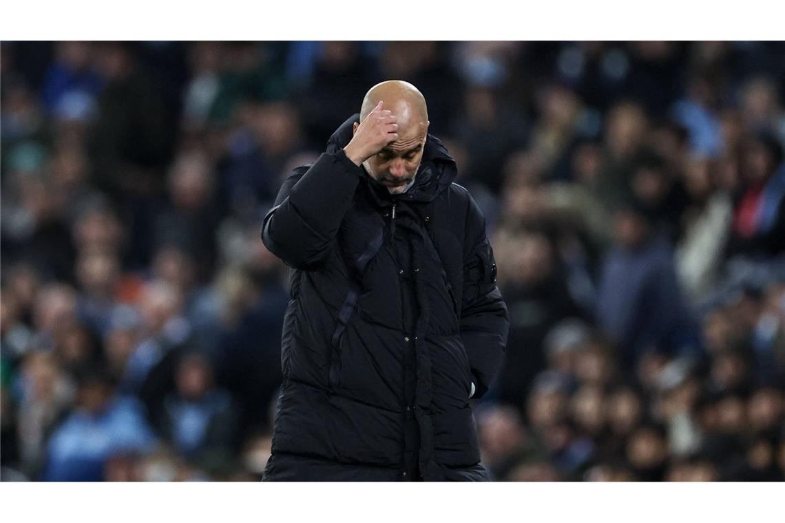 Für Pep Guardiola und Manchester City läuft es momentan alles andere als rund.