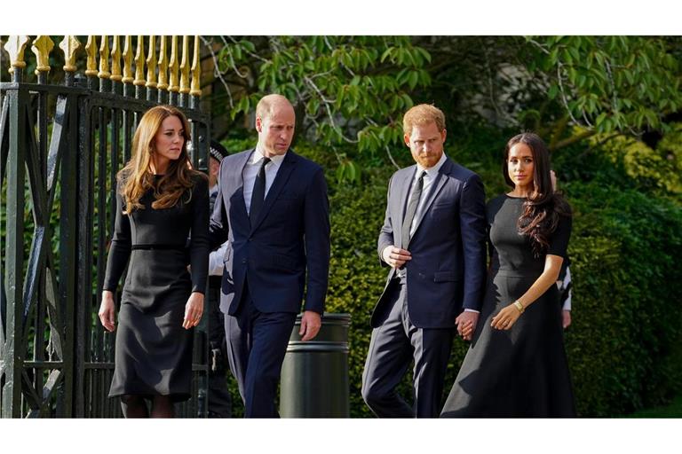 Galten einst als Traum-Quartett: Kate und William mit Harry und Meghan. (Archivbild)