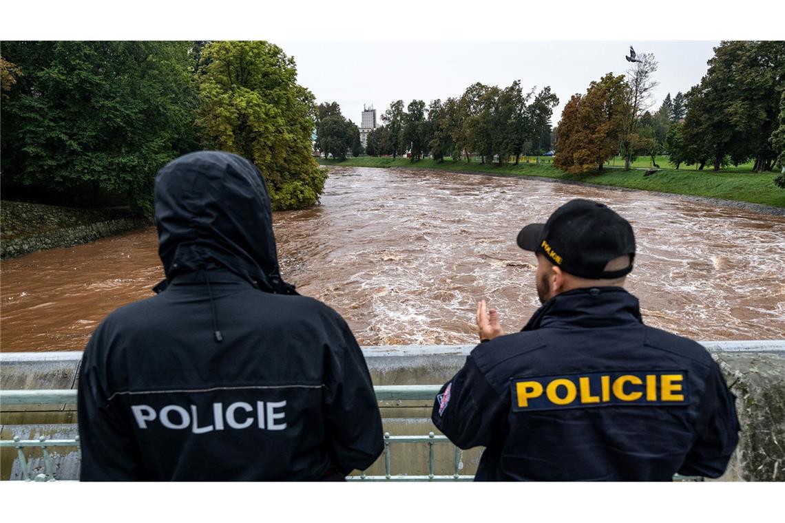 Ganze Regionen in Tschechien leiden unter einem Jahrhunderthochwasser.