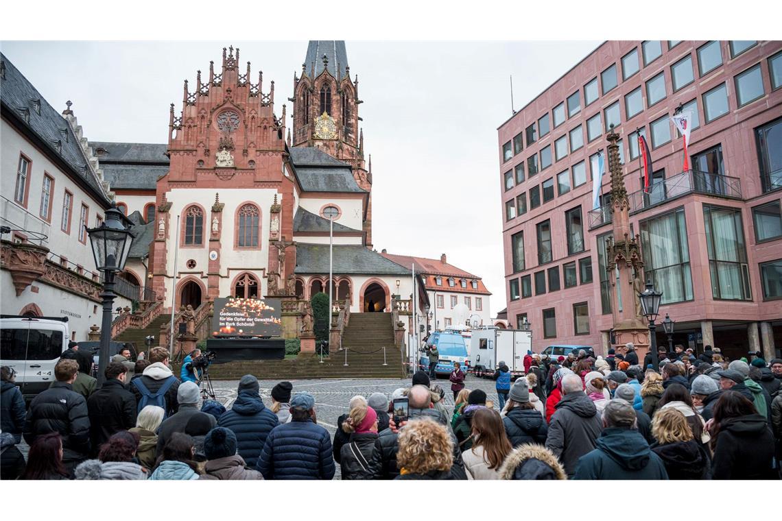 Gedenkgottesdienst für die Opfer der Messerattacke.