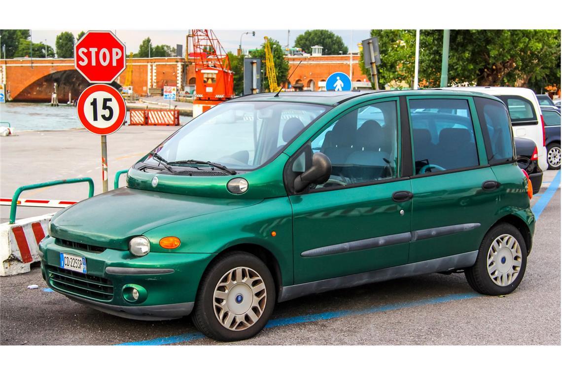 Gilt als eines der hässlichsten Autos der jüngsten Vergangenheit: Der Fiat Multipla.