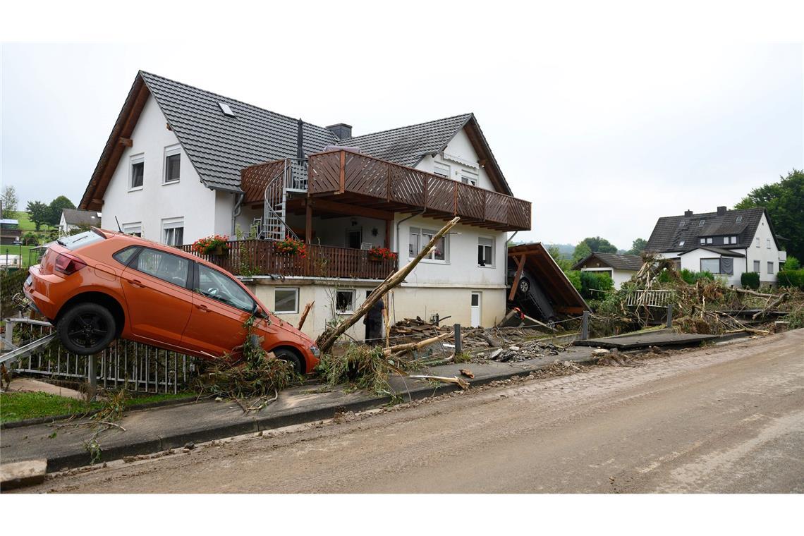 Gottsbüren ist völlig verwüstet nach dem Unwetter.