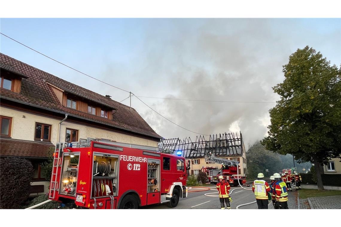 Großbrand im Bodenseekreis