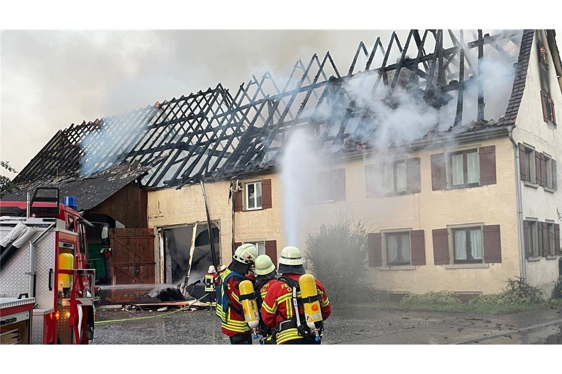 Großbrand im Bodenseekreis