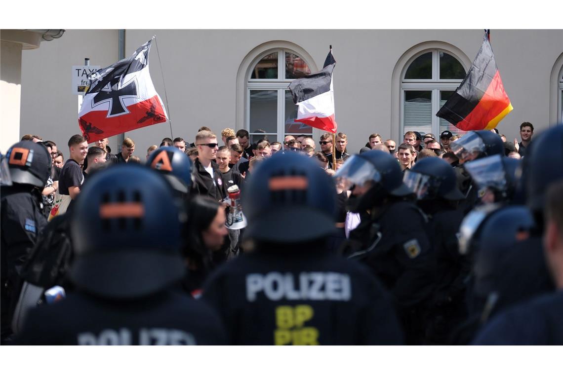 Großer Polizeieinsatz beim CSD in Bautzen.