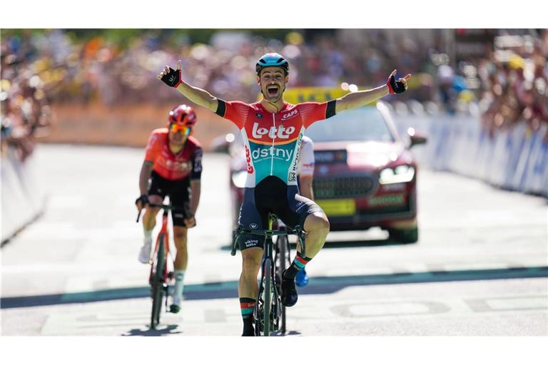 Großer Tag des Belgiers: Victor Campenaerts siegt in Barcelonnette.