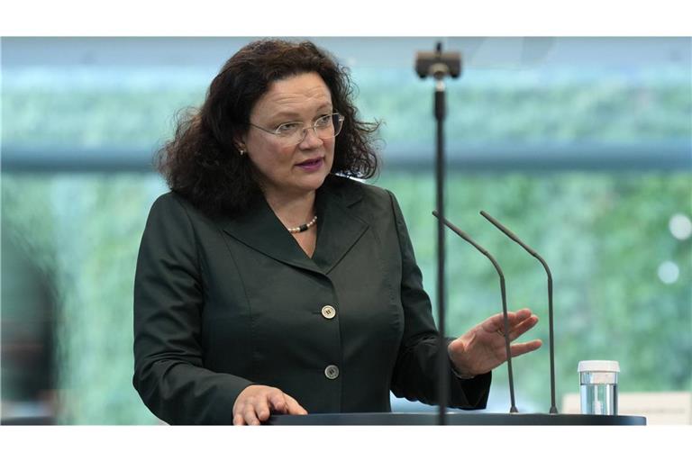 Hält nichts von der 1000-Euro-Prämie: Andrea Nahles