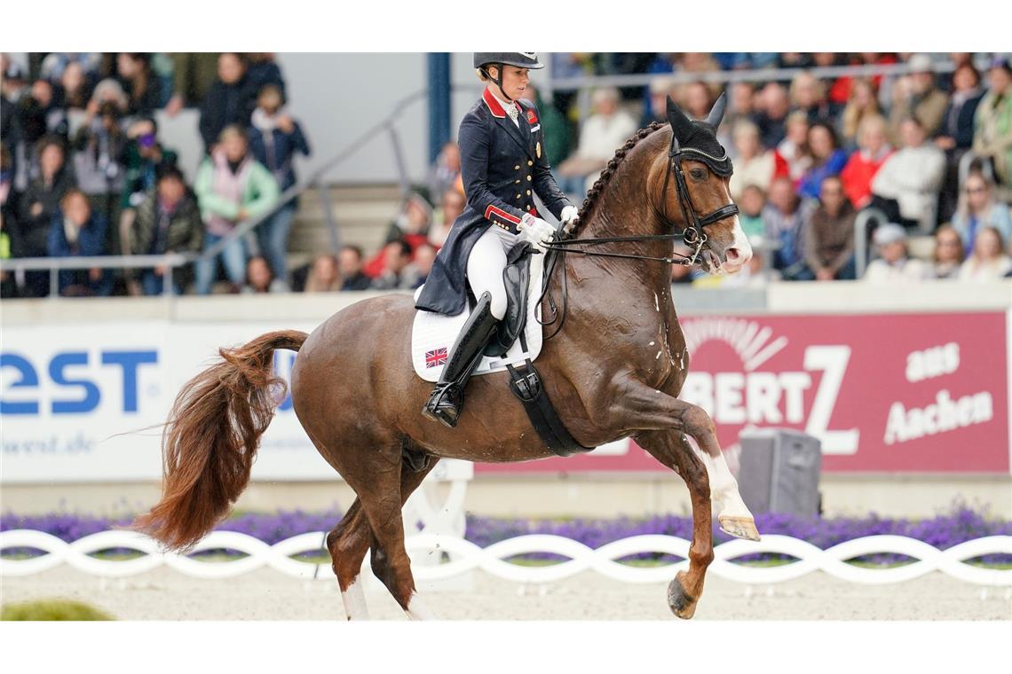 Hat sich für unangemessenes Verhalten entschuldigt: Charlotte Dujardin.