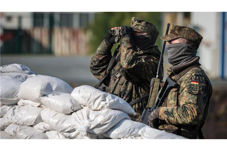 Heimatschützer bei der Bundeswehr-Übung "Fishtown Guard 2024"