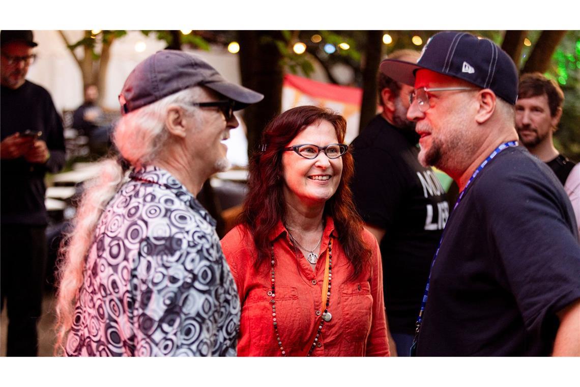 Horst und Birgit Lohmeyer treffen bei ihrem Festival auf Smudo von den Fantastischen Vier.