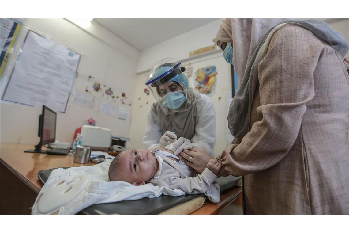 Hunderttausende Kinder sollen im Gazastreifen gegen Polio geimpft werden. (Archivbild)