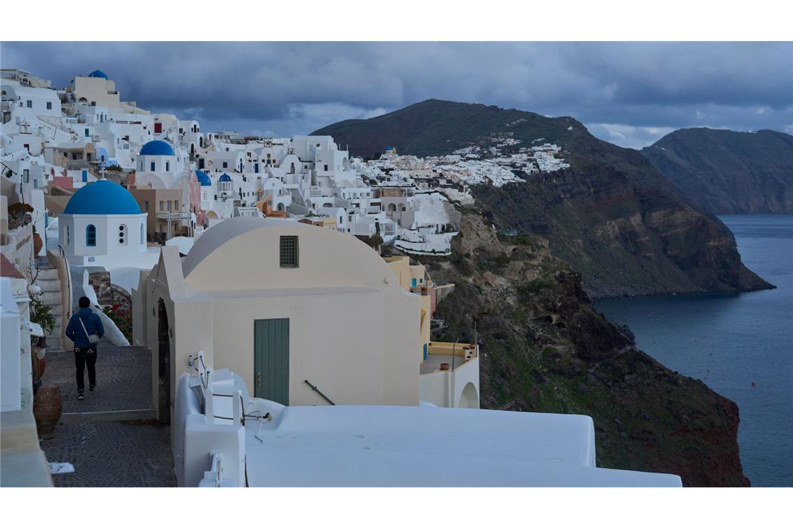 Idylle am Kraterrand - Santorini fürchtet die Vulkane.