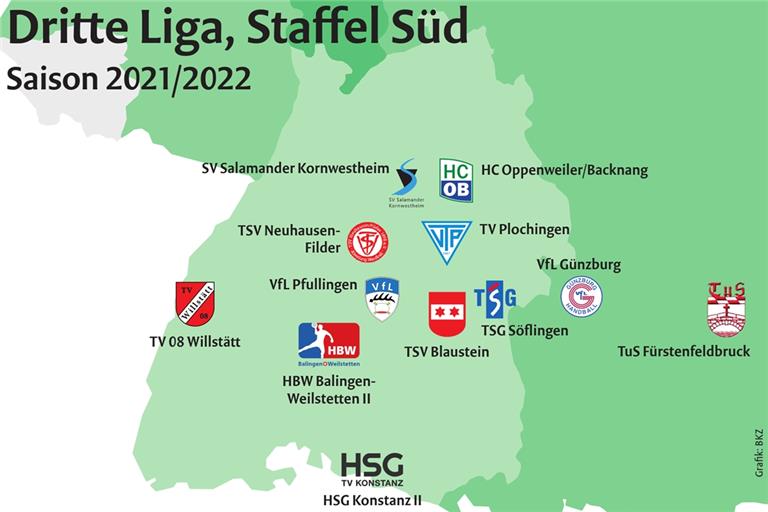 Im Gegensatz zur vergangenen Zweitliga-Aufstiegsrunde halten sich für den HC Oppenweiler/Backnang die Fahrten in der Drittliga-Staffel Süd in Grenzen.