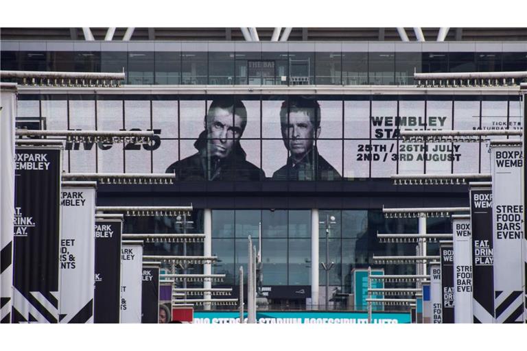 Im Londoner Wembley-Stadion sind insgesamt fünf Konzerte geplant.