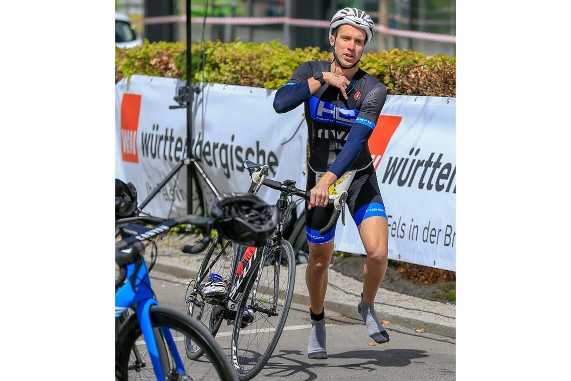 Im Triathlon feierte Christopher Hettich seine größten Erfolge, auch beim Rennen in Backnang sicherte er sich schon den Sieg. Foto: A. Becher