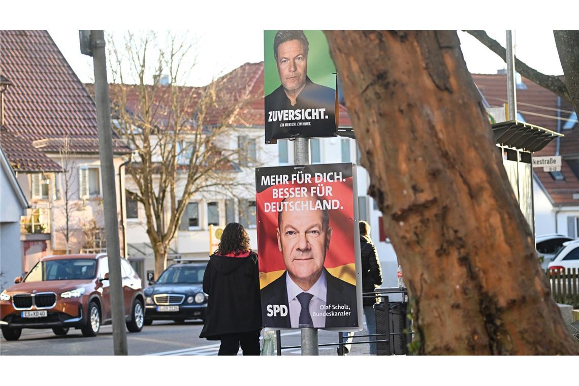 Immer wieder werden Wahlplakate beschädigt (Symbolbild).