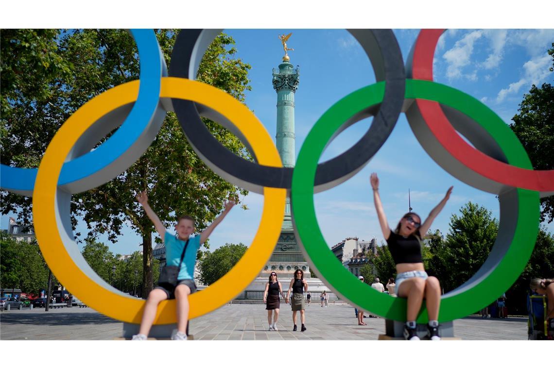 In den Tagen vor der Eröffnung steigt das Olympia-Fieber in Paris.