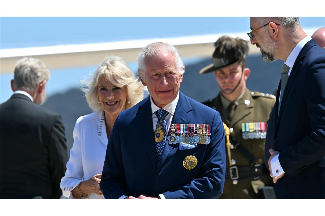 In der australischen Hauptstadt warteten viele Termine auf Charles und Camilla.