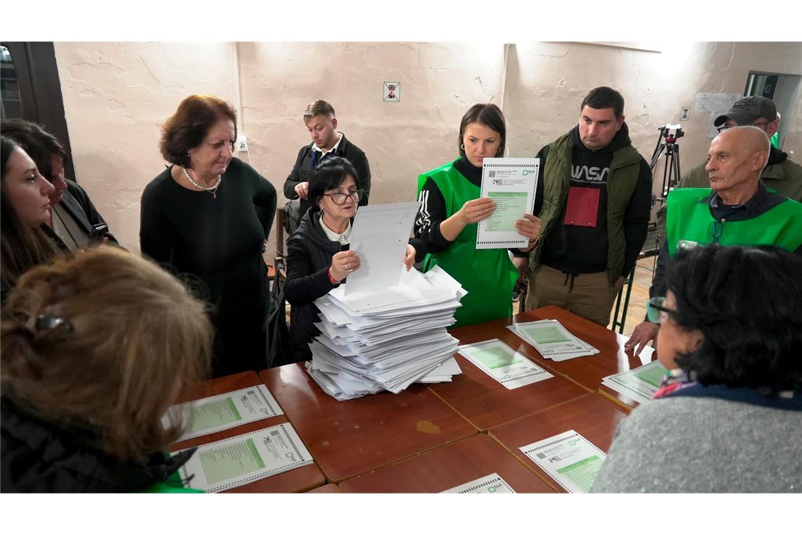 In Georgien haben die Menschen bei der Parlamentswahl über die Zukunft des Landes abgestimmt. (Archivbild)