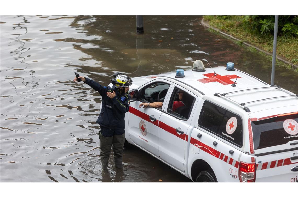 In Italien hat es ebenfalls heftige Regenfälle gegeben. (Foto aktuell)