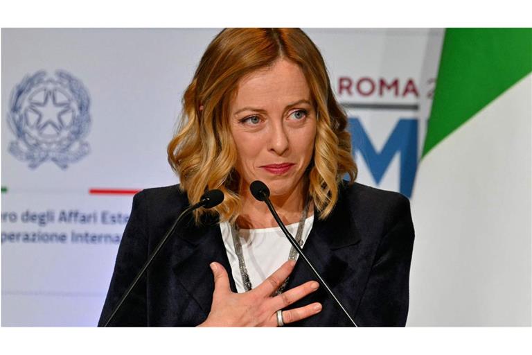 In Italien sei wirtschaftlich alles in bester Ordnung, versichert Regierungschefin Giorgia Meloni. Die Währungshüter der EU sehen das allerdings  anders.