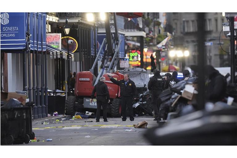 In New Orleans sind in der Silvesternacht mehrere Menschen ums Leben gekommen.