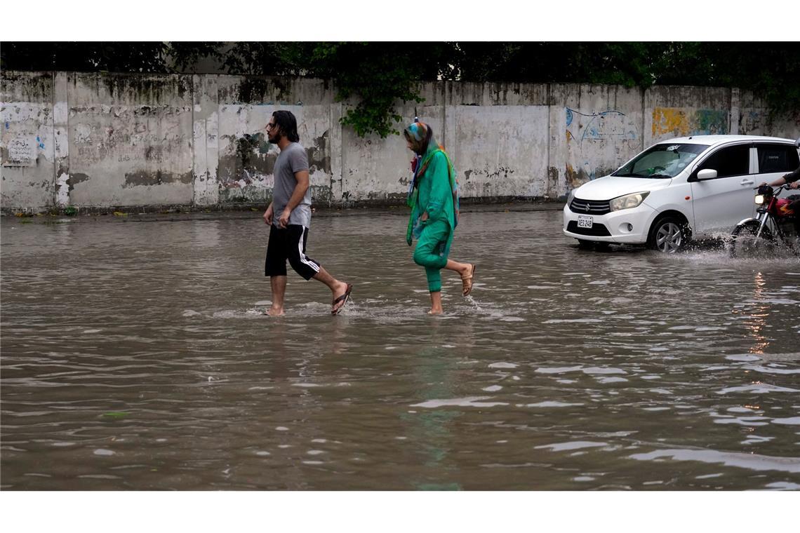 In Pakiston sind nach Monsunregenfällen bislang mehr als 200 Menschen gestorben. (Archivbild)