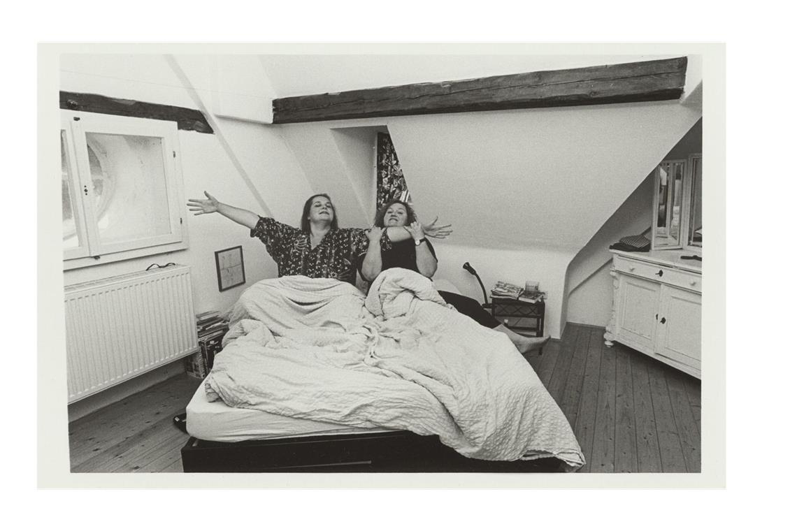 Inge Werth: Aus der Fotoserie „Im Bett“; o.J.