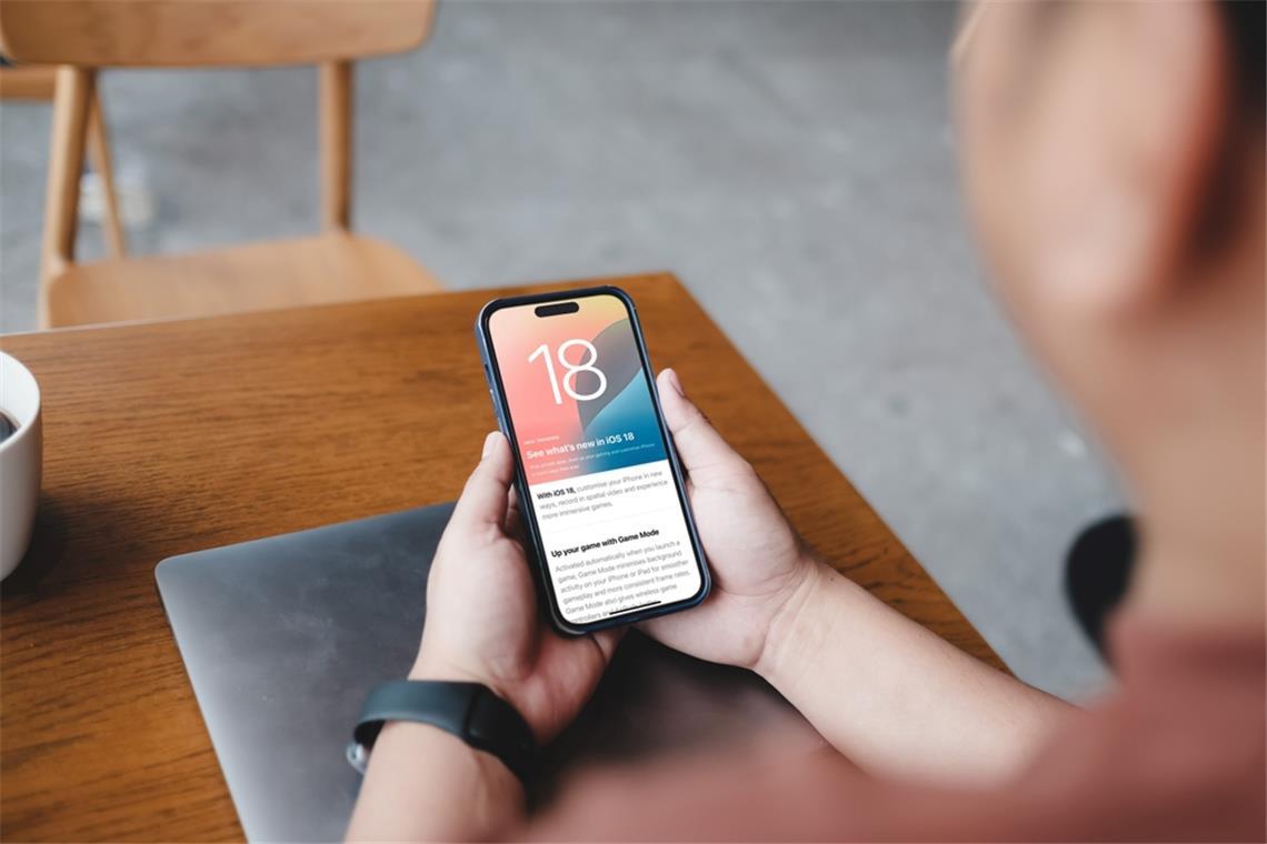 iOS 18.1 ist schon bald verfügbar.