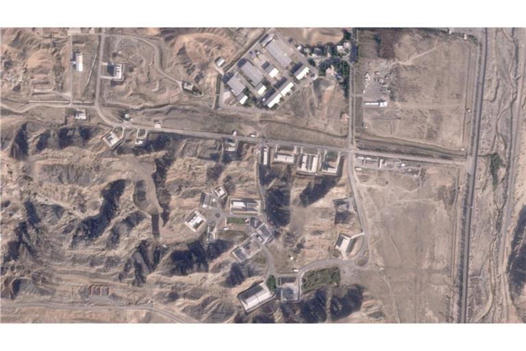 Israel hat auch die iranische Militärbasis Parchin (hier auf einem Satellitenfoto zu sehen) angegriffen.