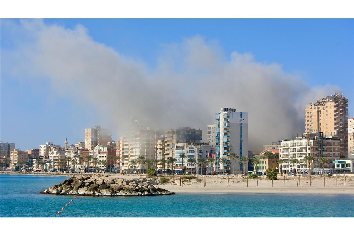 Israel hat erneut die Stadt Tyros im Südlibanon angegriffen. (Archivbild)