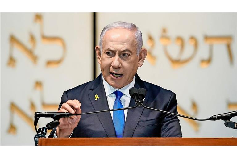 Israels Ministerpräsident Netanjahu schiebt die Verschiebung auf Ärger mit der Hamas. (Archivbild)