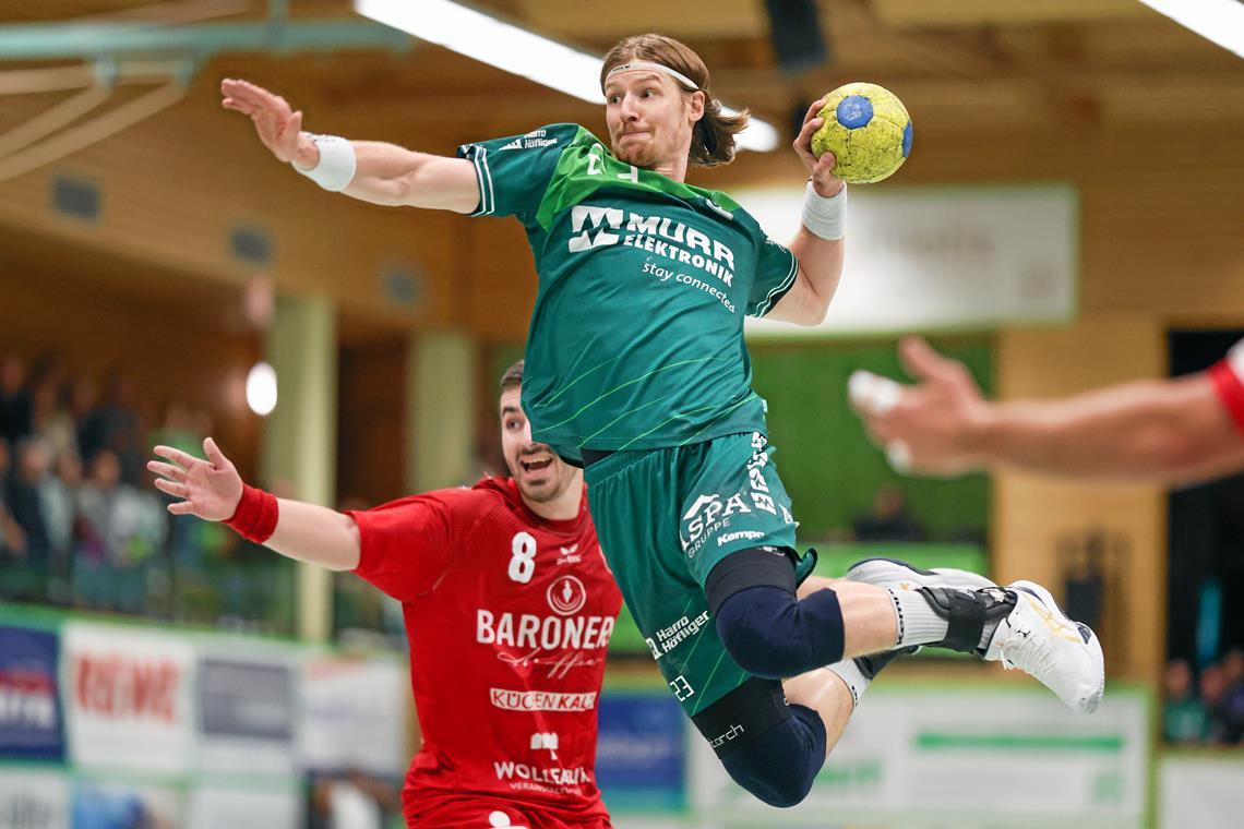 Jan Forstbauer ist mit 47 Toren in zehn Partien der bislang treffsicherste Schütze des HC Oppenweiler/Backnang. Foto: Alexander Becher