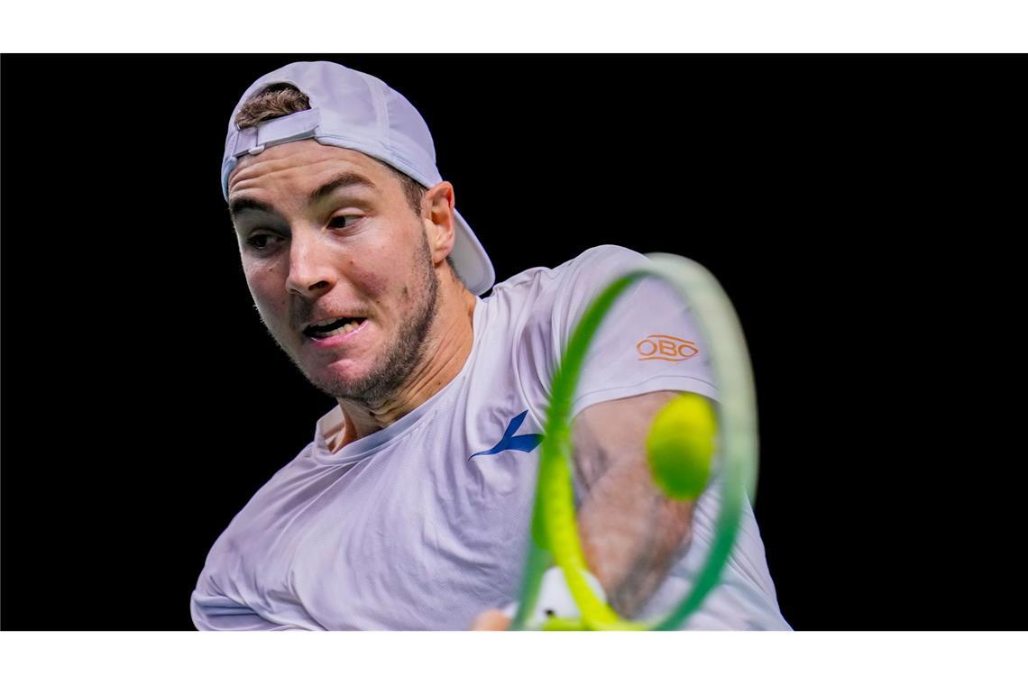 Jan-Lennard Struff führt das deutsche Davis-Cup-Team auch gegen die Niederlande an.