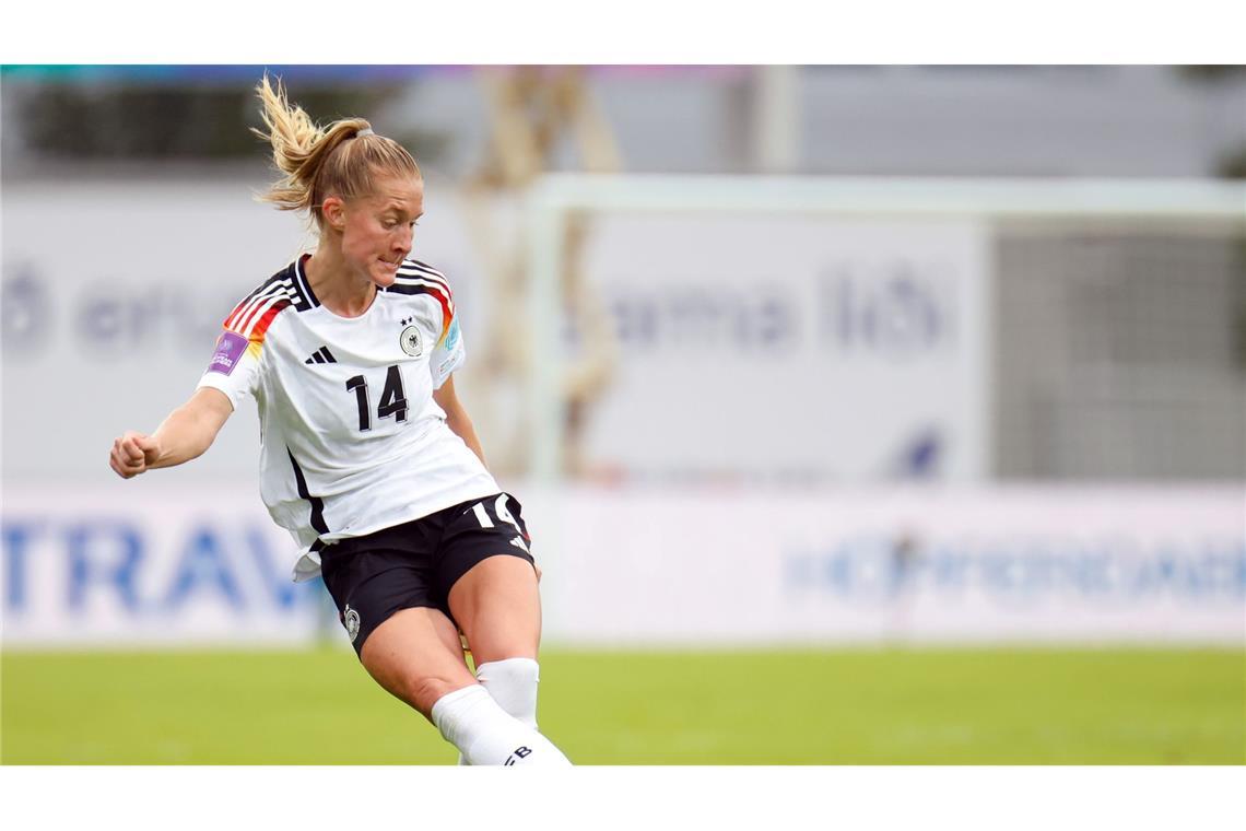 Janina Minge wurde nach der Verletzung von Lena Oberdorf in den Kader für das olympische Fußballturnier berufen. (Archivbild)