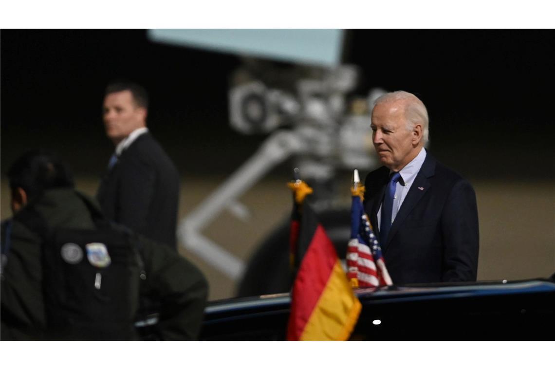 Joe Biden besucht Berlin.