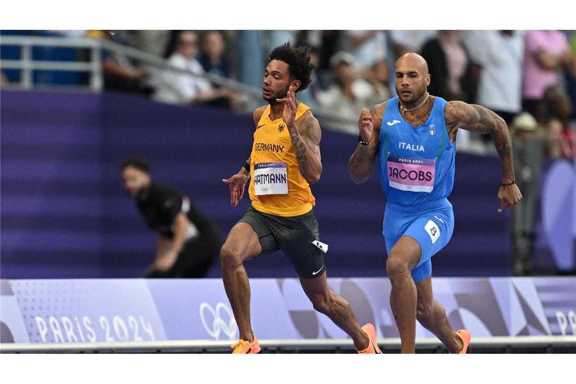 Joshua Hartmann schied im 100-Meter-Halbfinale aus