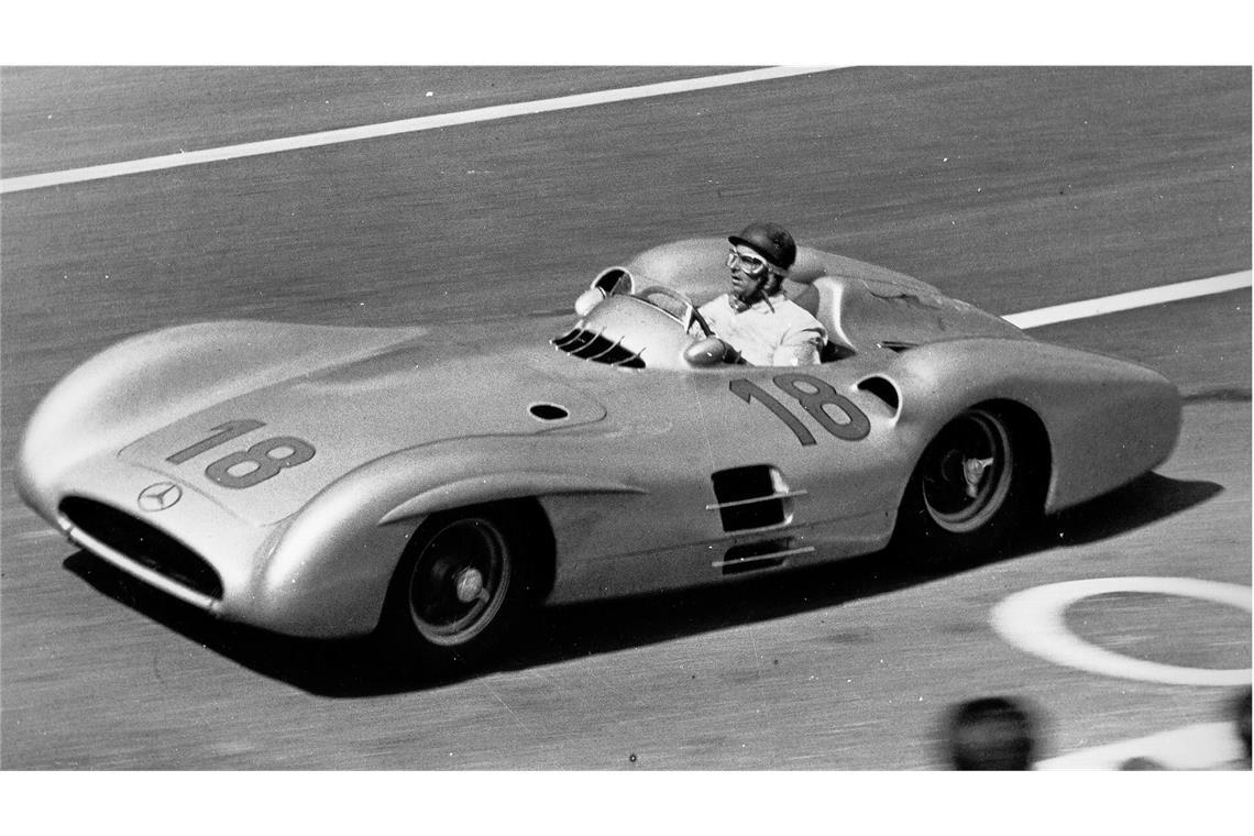 Juan Manuel  Fangio steuerte 1954 in Reims die Startnummer 18.