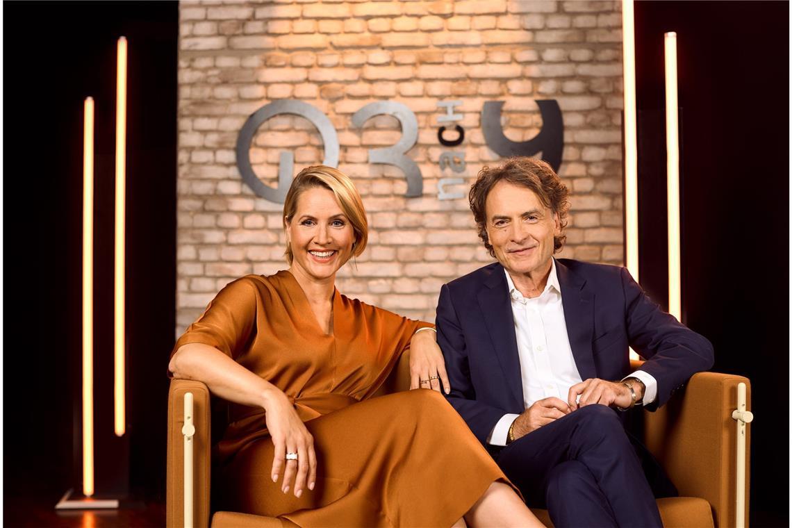 Judith Rakers und Giovanni di Lorenzo, 3nach9-Moderatoren.