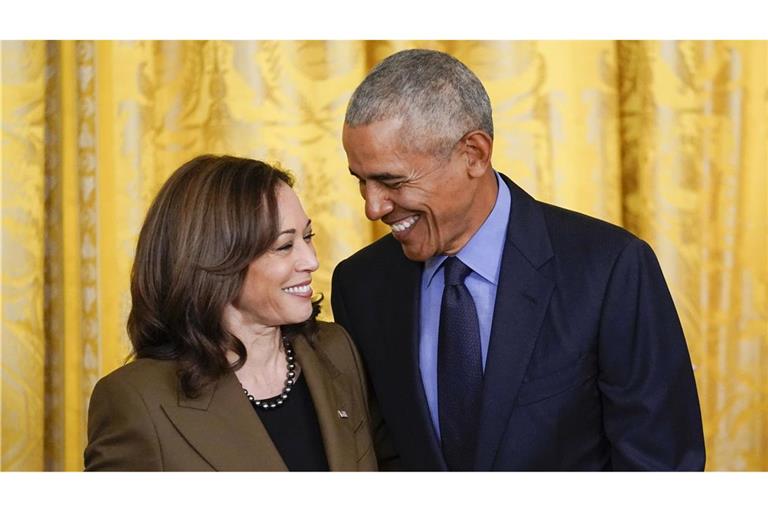 Kamala Harris und Barack Obama