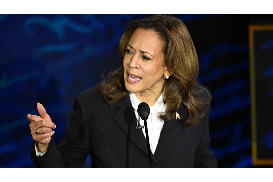 Kamala Harris will erneut in einem TV-Duell gegen Donald Trump antreten.