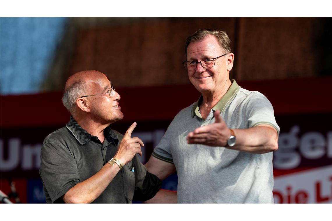 Kandidieren Gregor Gysi und Bodo Ramelow noch mal für den Bundestag? (Archivbild)