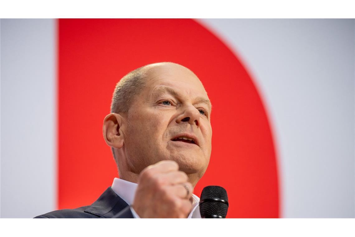 Kann er die Trendwende schaffen? Bundeskanzler Olaf Scholz.