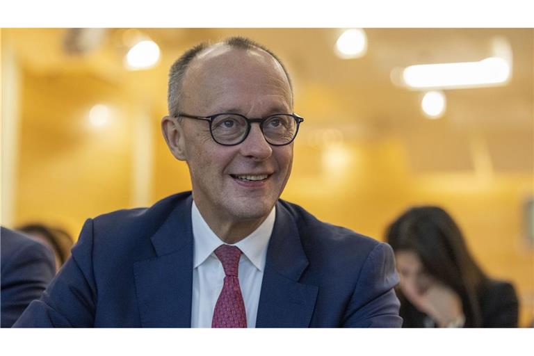 Kanzlerkandidat Friedrich Merz rechnet damit, dass die SPD bis zur Bundestagswahl noch aufholt. (Archivbild)