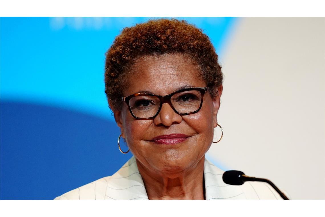 Karen Bass, die Bürgermeisterin von Los Angeles. (Foto: Archiv)