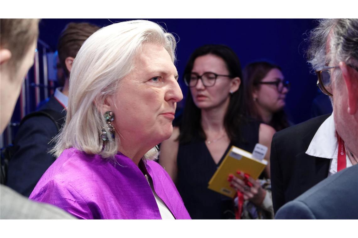 Karin Kneissl ist einer der wenigen gern gesehenen Gäste aus dem Westen auf russischen Politikveranstaltungen - wie hier beim Internationalen Wirtschaftsforum in St. Petersburg. (Archivbild)