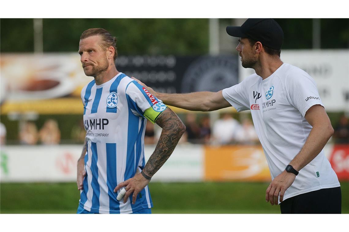 Kevin Dicklhuber traf zum 2:1 für die Kickers.