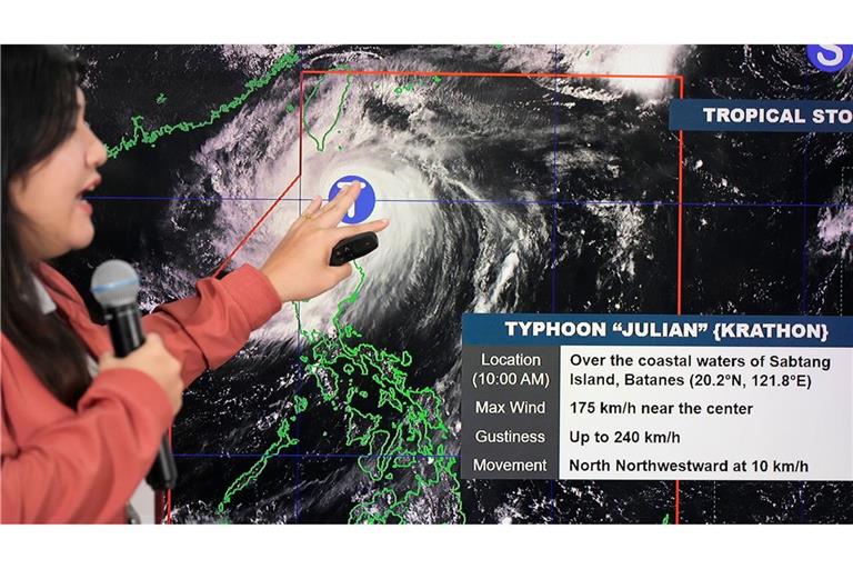 "Krathon" wird mittlerweile als Supertaifun eingestuft.