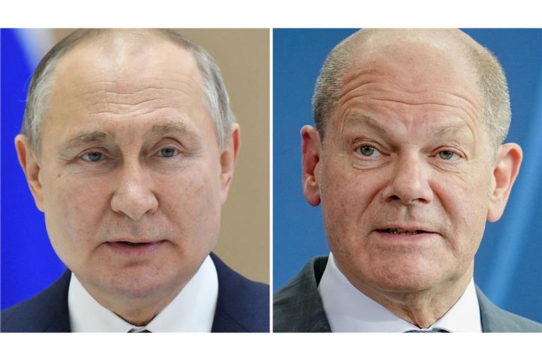 Kremlchef Wladimir Putin hat immer wieder erklärt, offen zu sein für einen Dialog auch mit Kanzler Olaf Scholz. (Archivbild)