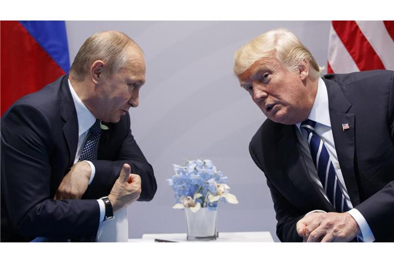 Kremlchef Wladimir Putin (links) und der US-Präsident Donald Trump (Archivbild)